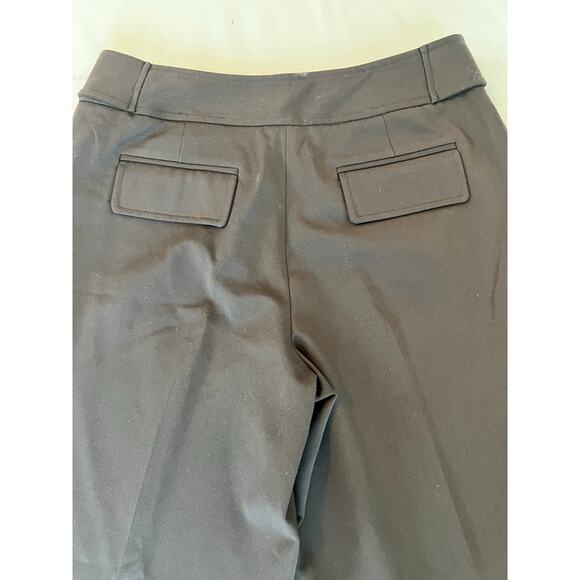 Nine West cropped wide leg capri pant size 2 chocolate brown pockets VTG Y2K - Picture 4 of 8